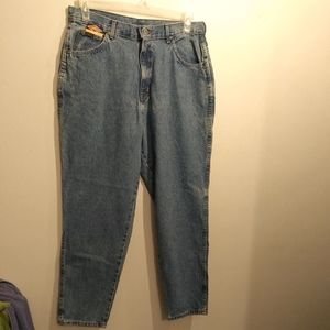 Chic Petite Relaxed Classic Medium Wash Blue Jeans